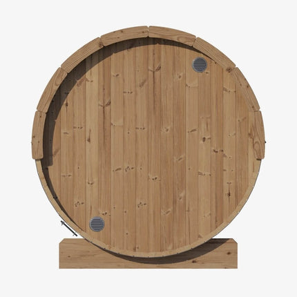 SaunaLife Model E8 Ergo Series 6-Person Outdoor Thermo-Spruce Sauna Barrel [SL-MODELE8]