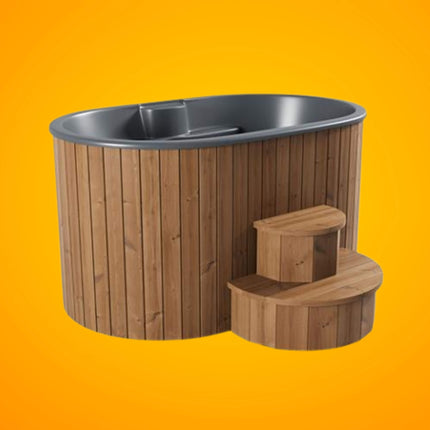 SaunaLife Model S2N/B Premium 2-Person Cold Plunge And Hot Immersion Tub [MODEL-S2N/B]
