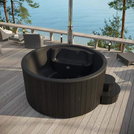 SaunaLife Model S4B Premium 6-Person Home Wood-Burning Hot Tub [SL-MODELS4B]