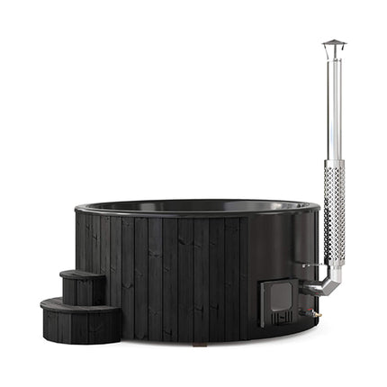 SaunaLife Model S6B 7-Person Soak-Series Home Wood-Burning Hot Tub [SL-MODELS6B]