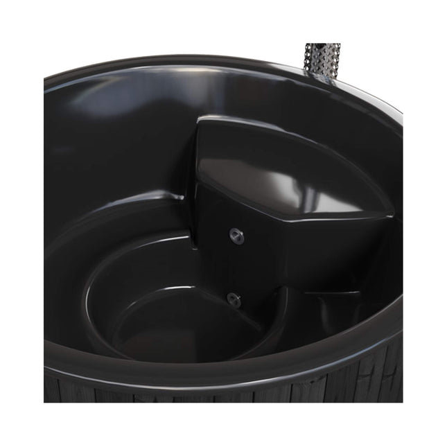 SaunaLife Model S6B 7-Person Soak-Series Home Wood-Burning Hot Tub [SL-MODELS6B]