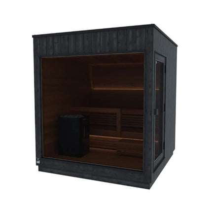 ThermaSol Nordic Misty 2-5 Person Fully-Assembled Outdoor Modular Sauna Cabin [Made-To-Order] [14-KIR]