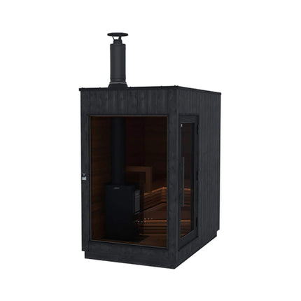 ThermaSol Nordic Misty 2-5 Person Fully-Assembled Outdoor Modular Sauna Cabin [Made-To-Order] [14-KIR]