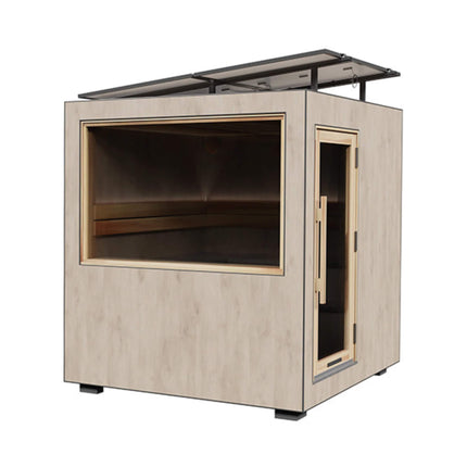 ThermaSol Solaris Fully-Assembled Outdoor Sauna Cabin [Made-To-Order] [14-KIR-4560/61]