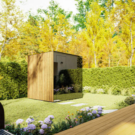 ThermaSol Spectra 4-Person Fully-Assembled Outdoor Sauna Cabin [Made-To-Order] [14-SPECTRA]