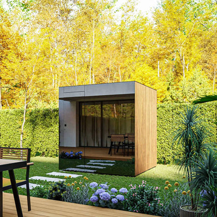 ThermaSol Spectra 4-Person Fully-Assembled Outdoor Sauna Cabin [Made-To-Order] [14-SPECTRA]