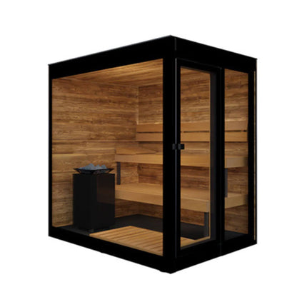 ThermaSol Vera 3-Person Fully-Assembled Outdoor Sauna Cabin [Made-To-Order] [14-VERADL/R]